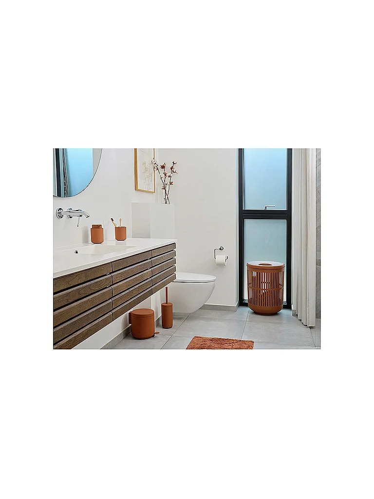 ZONE DENMARK Bad-Pedaleimer UME 19,5x22cm Terracotta kupfer